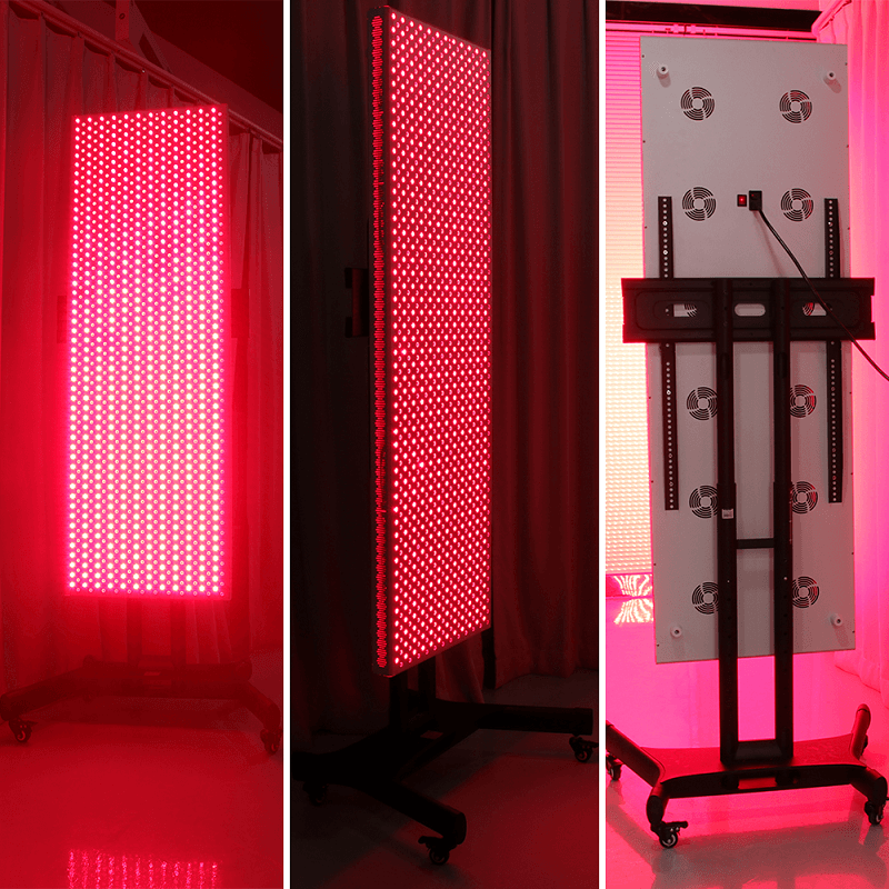 FDA 660nm 850nm Red Infrared Full Body led light therapy 6000W Red Light Therapy Panel  at home